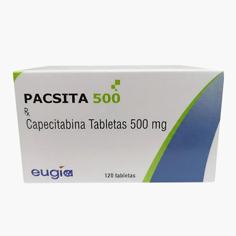Pacsita Capecitabina 500 mg Caja x 120 Tabletas