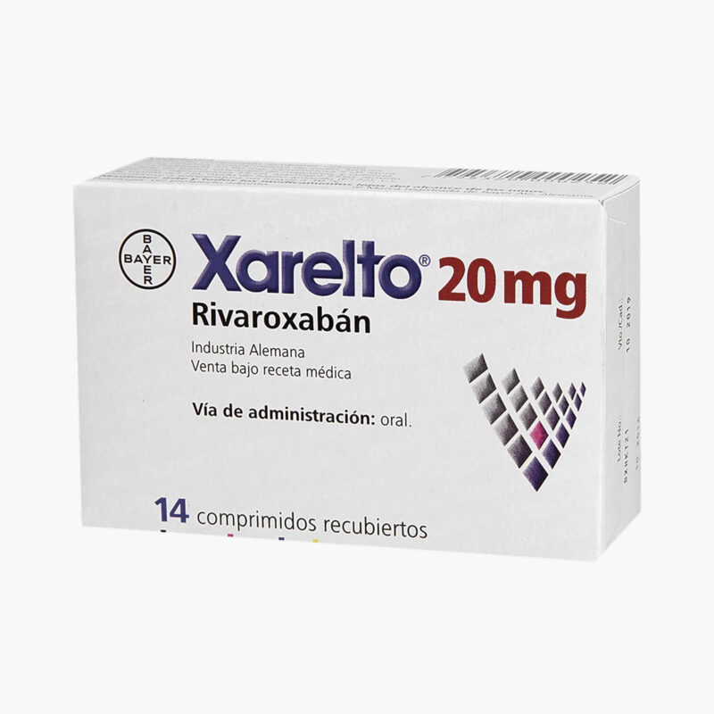 Xarelto 20 mg Caja x 14 Tabletas Recubiertas